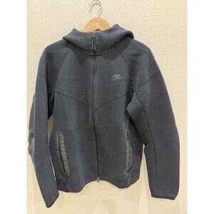 Nike Sportswear Tech Fleece Windrunner Full Zip Hoodie Jacket Black Men's Medium